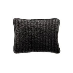 New ???? HiEnd Accents Stonewashed Cotton Velvet Boudoir Pillow Light Tan ????