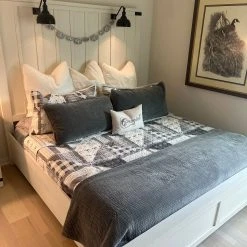 Discount ???? HiEnd Accents Stonewashed Cotton Velvet Quilt, 1PC Gray ???? -HiEnd Accents shop HiEnd Accents Stonewashed Cotton Velvet Quilt2C 1PC 14