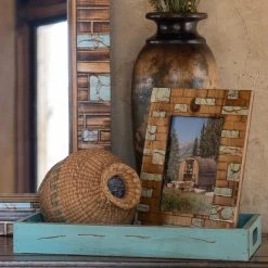 Promo ❤️ HiEnd Accents Turquoise Inlay Frame, 5x7 ⌛ -HiEnd Accents shop HiEnd Accents Turquoise Inlay Frame2C 5x7 2