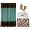 Cheapest ❤️ HiEnd Accents Turquoise Savannah 9-PC Bath Accessary And Rebecca Towel Set - Multi ???? -HiEnd Accents shop HiEnd Accents Turquoise Savannah 9 PC Bath Accessary and Rebecca Towel Set