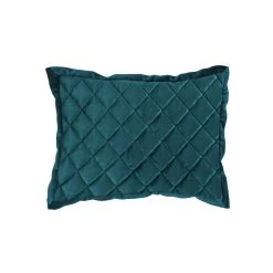 Outlet ???? HiEnd Accents Velvet Diamond Quilted Boudoir Pillow, 12"x16" Gold ????