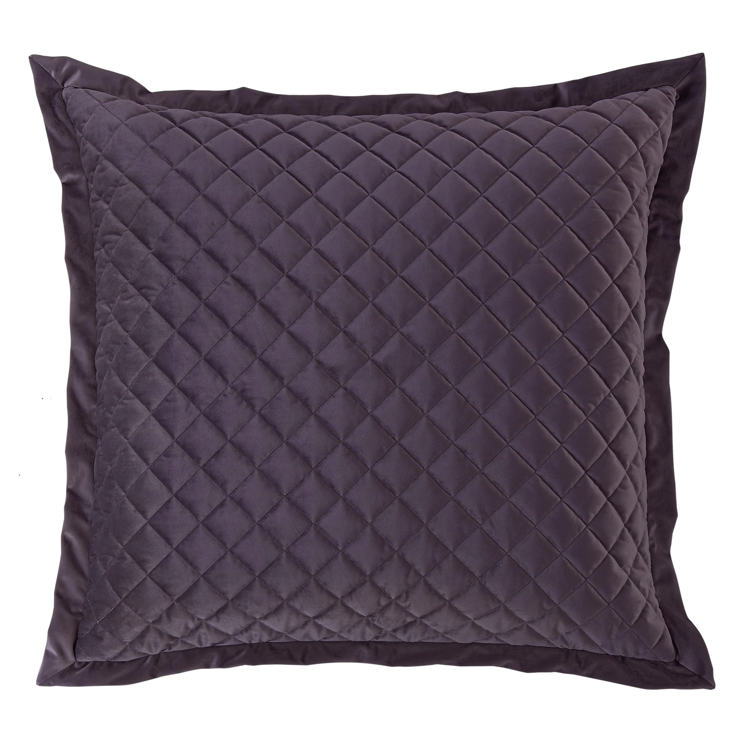 Discount ???? HiEnd Accents Velvet Diamond Quilted Euro Sham, 27"x27" Gold ???? 4 Discount ???? HiEnd Accents Velvet Diamond Quilted Euro Sham, 27"x27" Gold ???? - Image 2