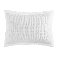 Deals ???? HiEnd Accents Waffle Weave Pillow Sham Set, 2PC White ???? -HiEnd Accents shop HiEnd Accents Waffle Weave Pillow Sham Set2C 2PC 4