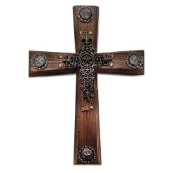 Cheap ???? HiEnd Accents Wood Cross W/Star Cross Overlay (Ea) ????