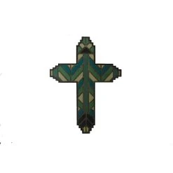 Budget ???? HiEnd Accents Wood Plank Motif Cross , 19x14 ⭐