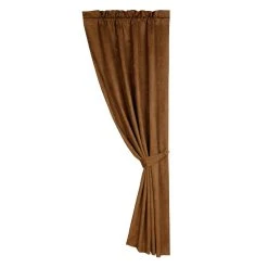 Cheapest ❤️ HiEnd Accents Las Cruce Matching Curtain, 48"X84" Copper ????
