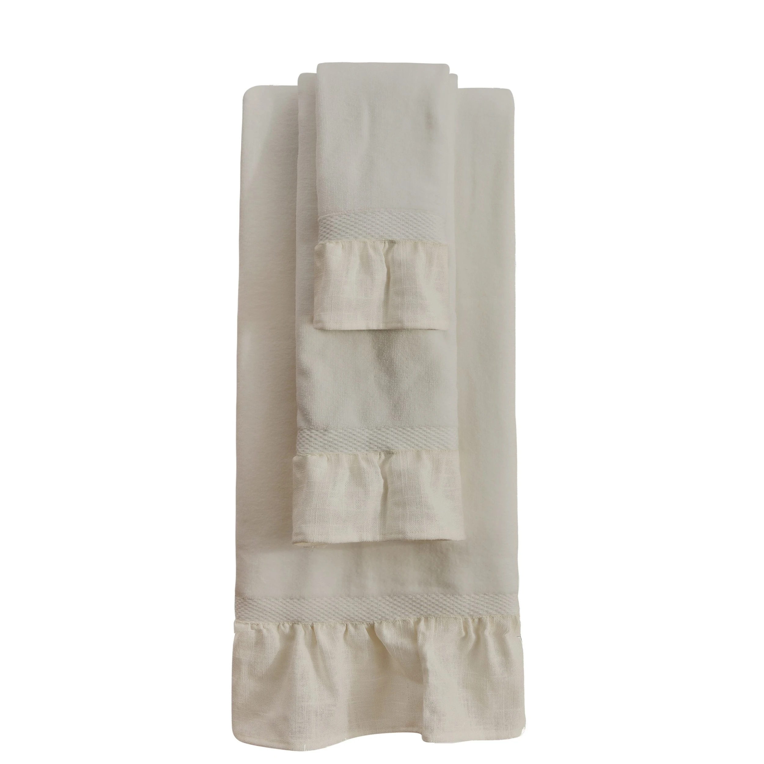 Brand new ???? HiEnd Accents Lily Towel Set, 3PC White ???? 5 Brand new ???? HiEnd Accents Lily Towel Set, 3PC White ???? - Image 3