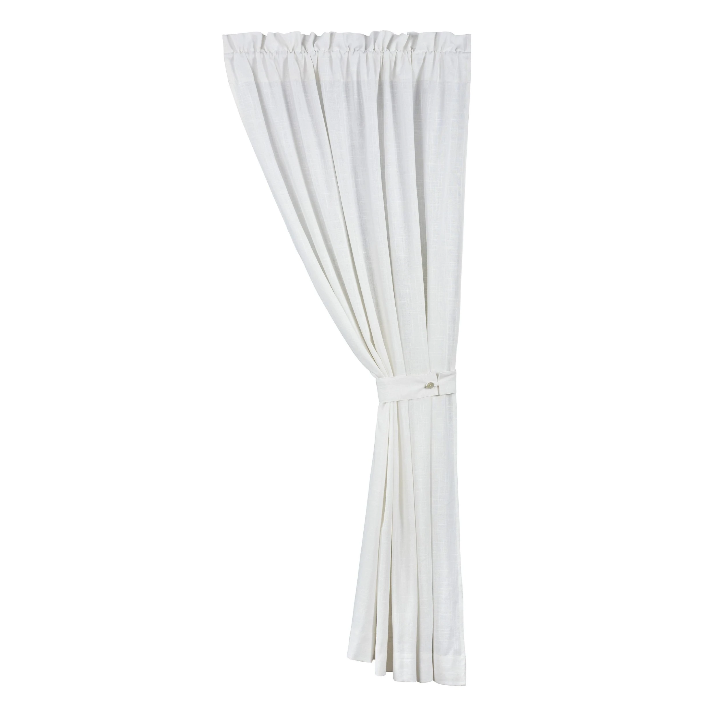Brand new ???? HiEnd Accents Luna Washed Linen Lined Curtain, 48"x108", 1PC - 48"x108" White ???? 7 Brand new ???? HiEnd Accents Luna Washed Linen Lined Curtain, 48"x108", 1PC - 48"x108" White ???? - Image 5
