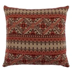 Hot Sale ???? HiEnd Accents Lodge Fair Isle Knit Euro, 26x26 ????