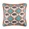 Cheap ???? HiEnd Accents Multi Buffalo Design Pillow With Embroidery Details, 18x18 ???? -HiEnd Accents shop Multi Buffalo Design Pillow with Embroidery Details2C 18x18 1