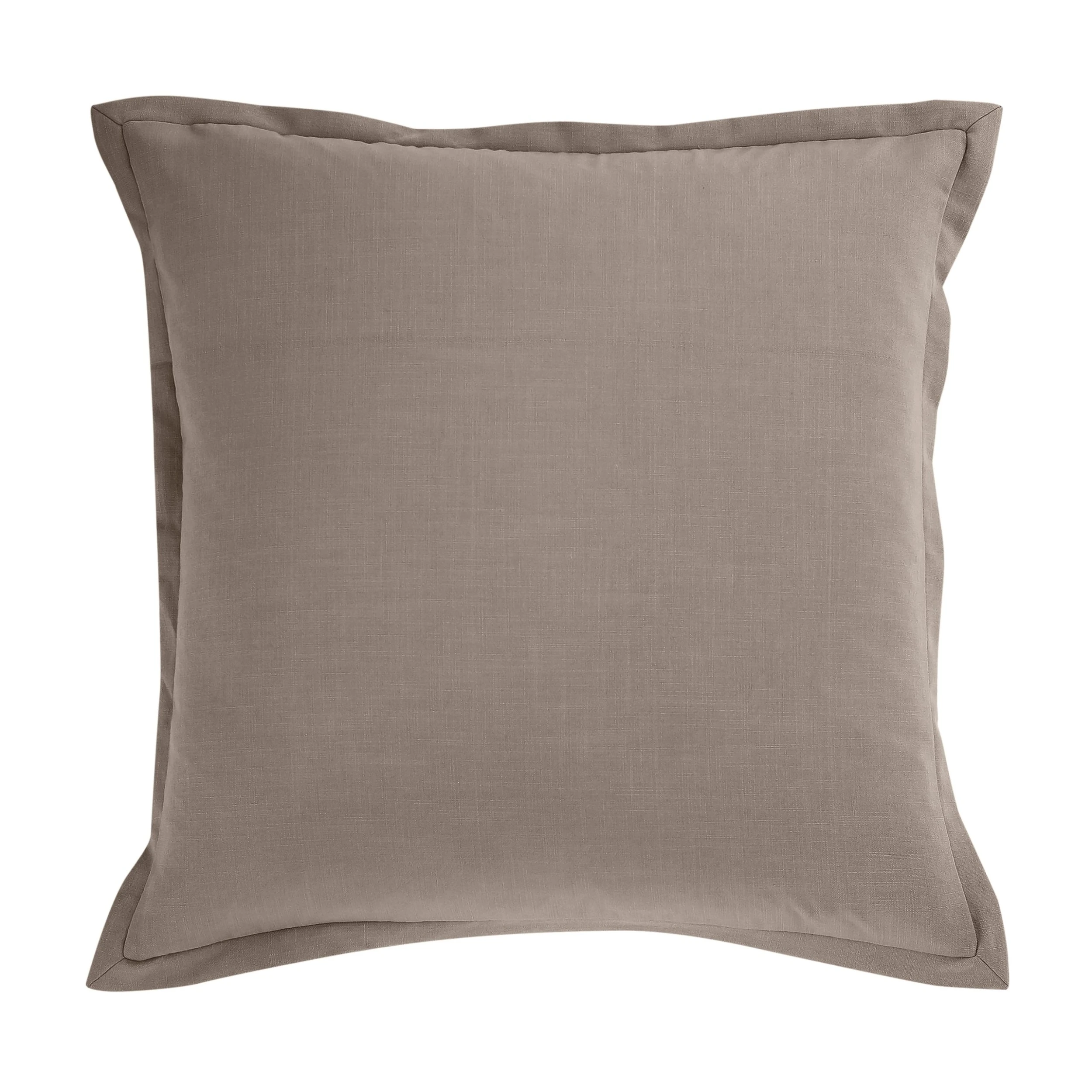 Budget ???? HiEnd Accents Solid Taupe Linen Euro Sham , 27x27 ???? 3 Budget ???? HiEnd Accents Solid Taupe Linen Euro Sham , 27x27 ????