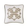 Discount ???? HiEnd Accents Square Linen Pillow With Velvet Embroidery, 18x18 Oatmeal ???? -HiEnd Accents shop Square Linen Pillow with Velvet Embroidery2C 18x18 Oatmeal
