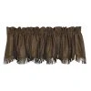 Outlet ???? HiEnd Accents Tooled Leather VL With Fringe, 84"X18" Chocolate ???? -HiEnd Accents shop Tooled Leather VL with Fringe2C 8422X1822 Chocolate