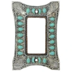 Deals ???? HiEnd Accents Turquoise Switchplate, Double Rocker ???? -HiEnd Accents shop Turquoise Switchplate2C Double Rocker 2