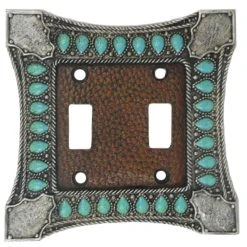 Deals ???? HiEnd Accents Turquoise Switchplate, Double Rocker ???? -HiEnd Accents shop Turquoise Switchplate2C Double Rocker 3