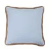 Buy ???? HiEnd Accents Washed Linen Jute Trimmed Euro Sham White ❤️ -HiEnd Accents shop Washed Linen Jute Trimmed Euro Sham