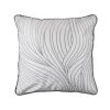 Best reviews of ???? HiEnd Accents Wave Embroidery Pillow, 18x18 ???? -HiEnd Accents shop Wave embroidery Pillow2C 18x18 1