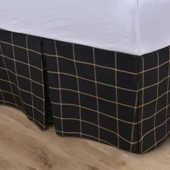 Best reviews of ✨ HiEnd Accents Windowpane Tailored Bedskirt, King ????