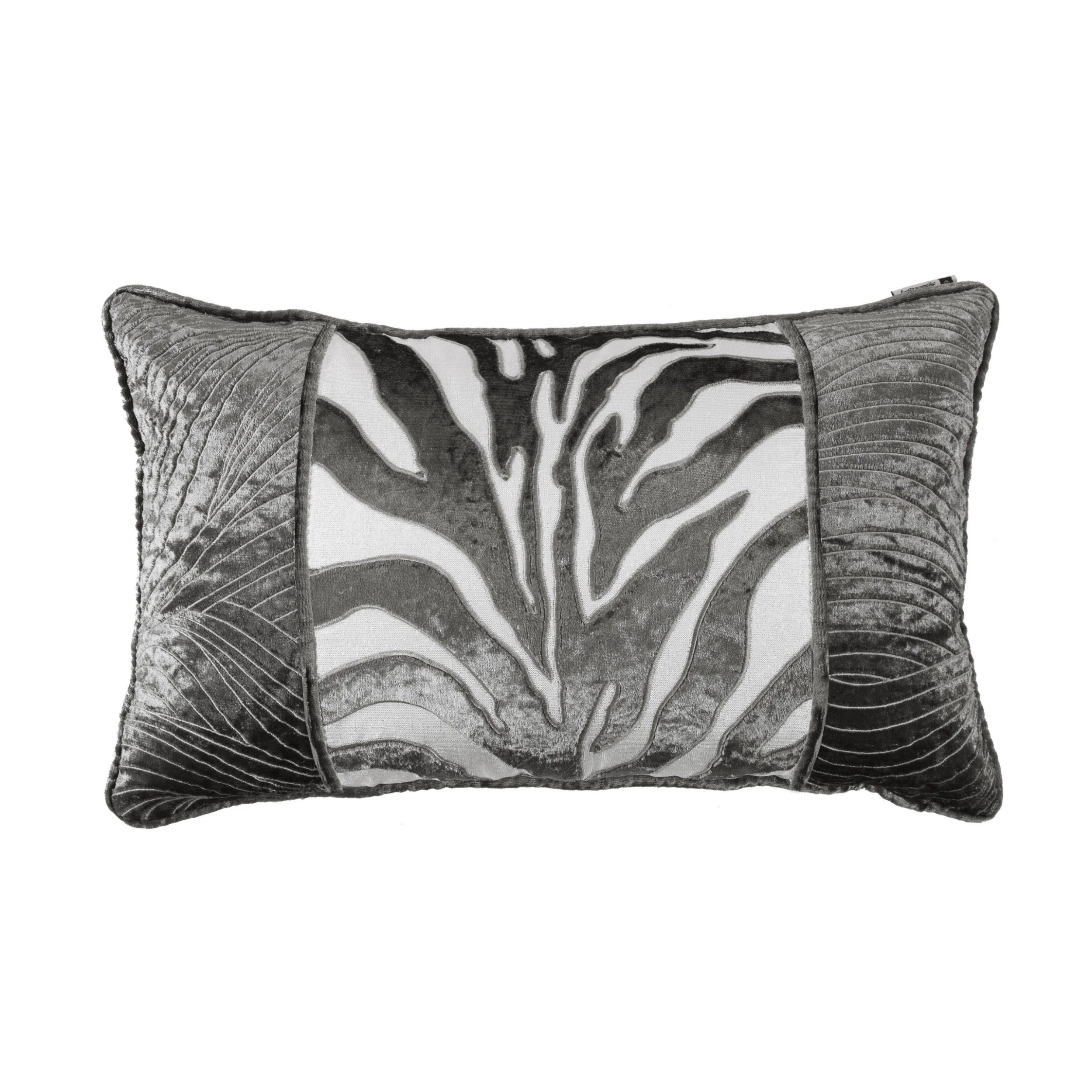 Wholesale ???? HiEnd Accents Zebra Applique And Wave Embroidery Pillow, 16x26 ✨ 3 Wholesale ???? HiEnd Accents Zebra Applique And Wave Embroidery Pillow, 16x26 ✨